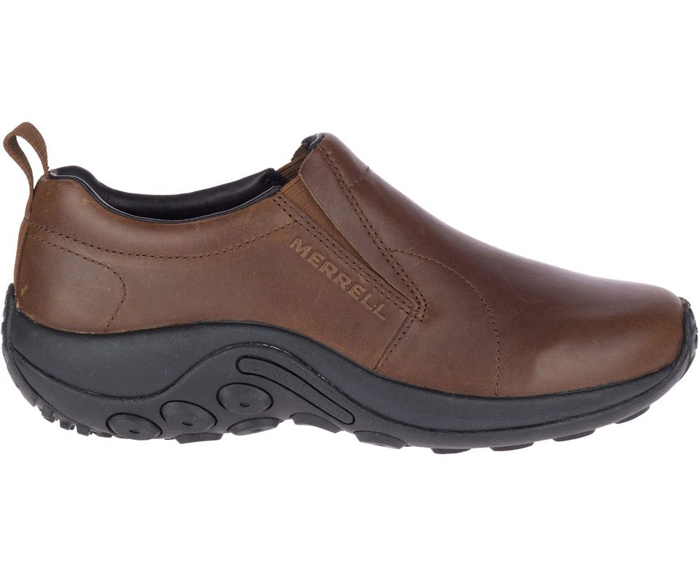 Merrell Slip Ons Brown - Jungle Moc Leather 2 - Mens 75NIMYGVW